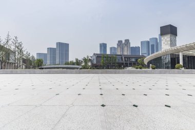 Modern iş ofis binası ile boş yere 