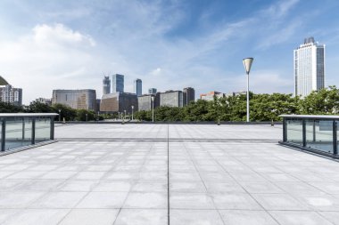 Modern iş ofis binası ile boş yere 