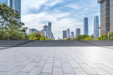 Modern iş ofis binası ile boş yere 