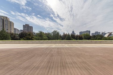 Modern iş ofis binası ile boş yere 