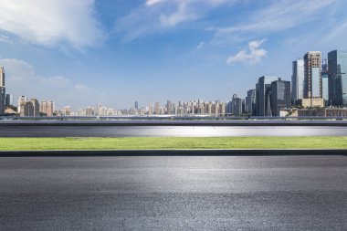 Modern iş ofis binası ile boş yere 