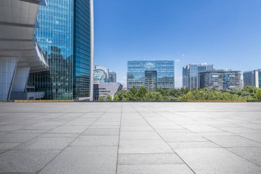Modern iş ofis binası ile boş yere