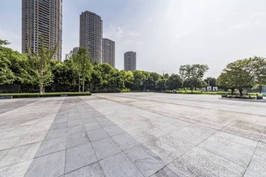 Modern iş ofis binası ile boş yere