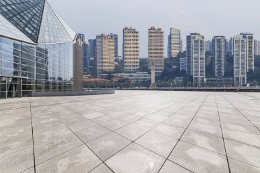 Modern iş ofis binası ile boş yere