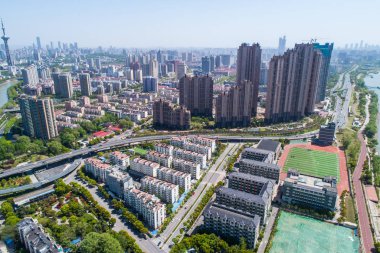 Nanjing Şehri, Jiangsu Eyaleti, şehir inşaat arazisi.