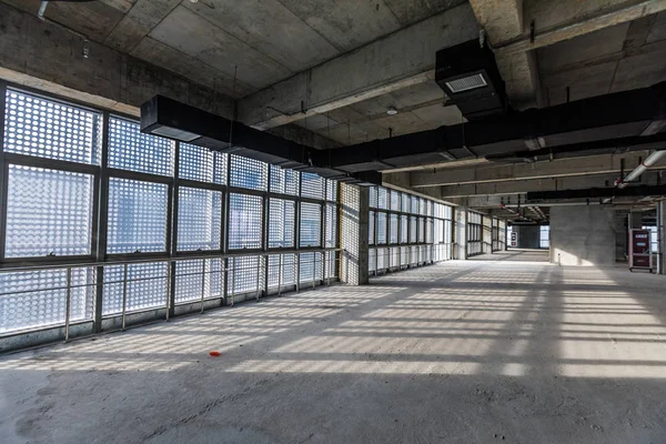 Edificio Obra Con Estructura Material Cemento — Foto de Stock