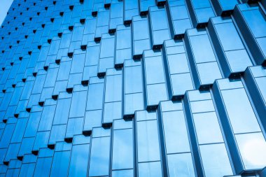 arka plan cam modern ofis binası