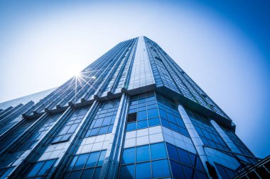 arka plan cam modern ofis binası