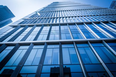 arka plan cam modern ofis binası