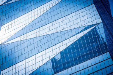 mavi cam ofis binası