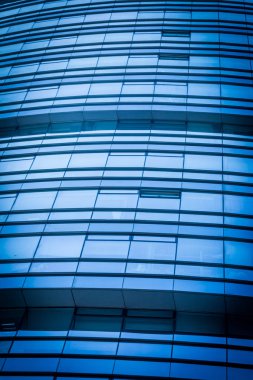 mavi cam ofis binası