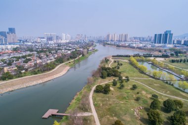 Nanjing Şehri, Jiangsu Eyaleti, şehir inşaat arazisi.