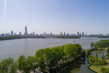 Nanjing Şehri, Jiangsu Eyaleti, şehir inşaat arazisi.