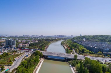 Nanjing Şehri, Jiangsu Eyaleti, şehir inşaat arazisi.