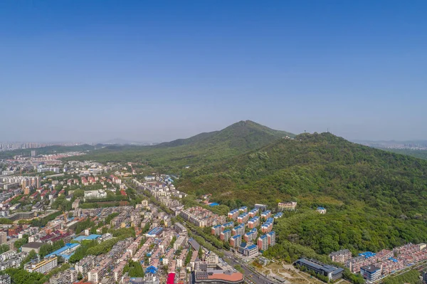 Město Nanjing Provincie Ťiang Městská Stavební Krajina — Stock fotografie