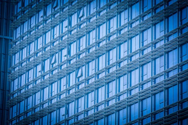 Immeuble Bureaux Verre Bleu — Photo