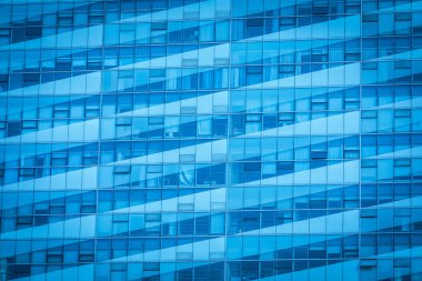 mavi cam ofis binası