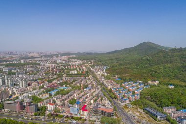 Nanjing Şehri, Jiangsu Eyaleti, şehir inşaat arazisi.