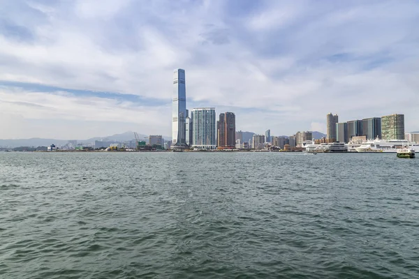 Vista Panoramica Del Porto Victoria Hong Kong Cina — Foto Stock