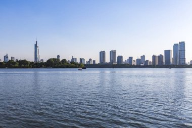 Nanjing Şehri, Jiangsu Eyaleti, şehir inşaat arazisi.