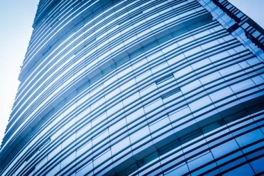 mavi cam ofis binası