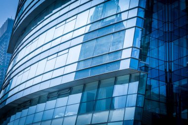 mavi cam ofis binası