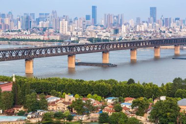 wuhan citychina havadan görünümü