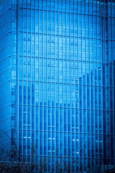 Edificio Oficinas Vidrio Azul —  Fotos de Stock