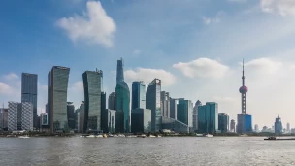 Lapso Tempo Shanghai Pudong Visto China — Vídeo de Stock