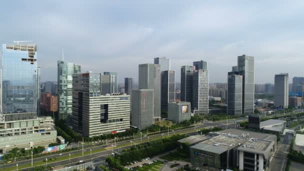 Widok Budynek Miasta Nanjing Chiny — Wideo stockowe