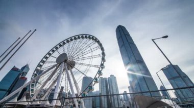 Hong Kong şehrinde gökdelenin zaman aşımı