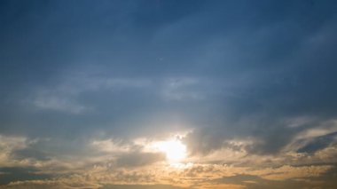 Gün batımı gökyüzü, zaman kavramı gökyüzü