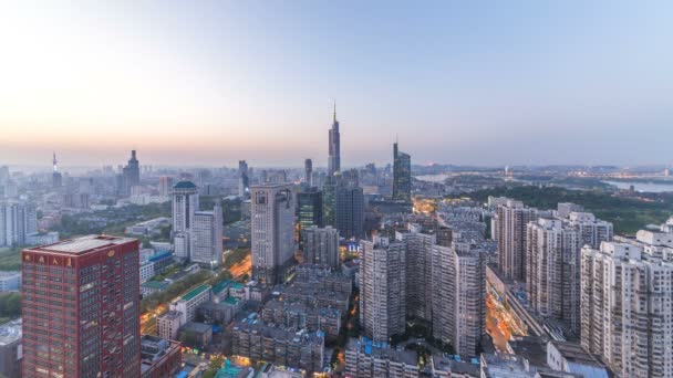 Caducidad Ciudad Nanjing — Vídeo de stock