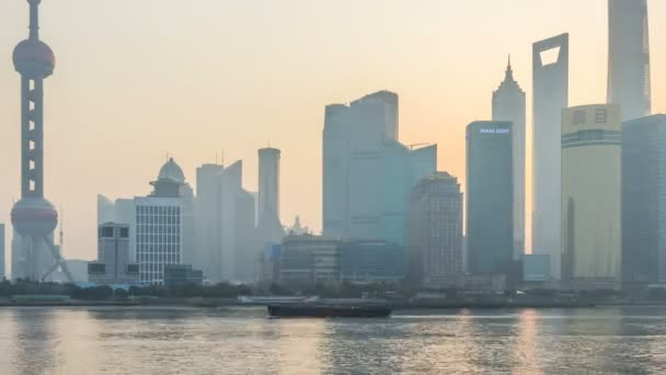 Time Lapse Shanghai City Κίνα — Αρχείο Βίντεο