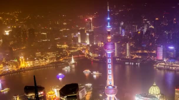 Time Lapse Shanghai City Κίνα — Αρχείο Βίντεο