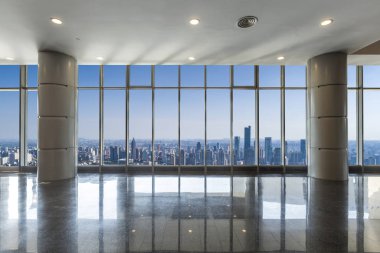 modern iş binaları ve şehir manzarası