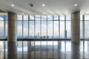 modern iş binaları ve şehir manzarası