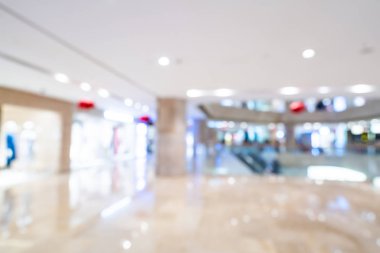 Bulanık alışveriş merkezi arka planı
