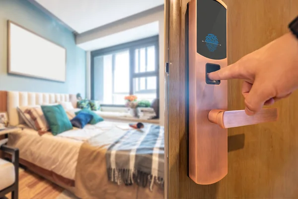 smart home with Door lock
