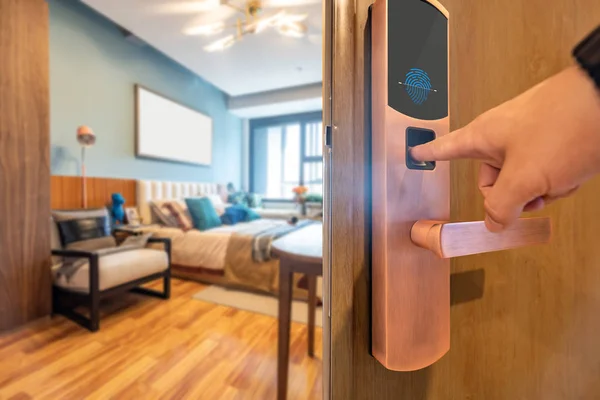 smart home with Door lock