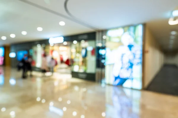 Abstract blur boutique fashion display window with mannequins in — Stock Photo, Image