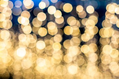 Siyah arka plan üzerinde ışık bokeh bulanıklık