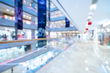 Bulanık alışveriş merkezi arka planı