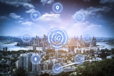 5g ağ kablosuz sistemleri ve modern c ile şeylerin internet