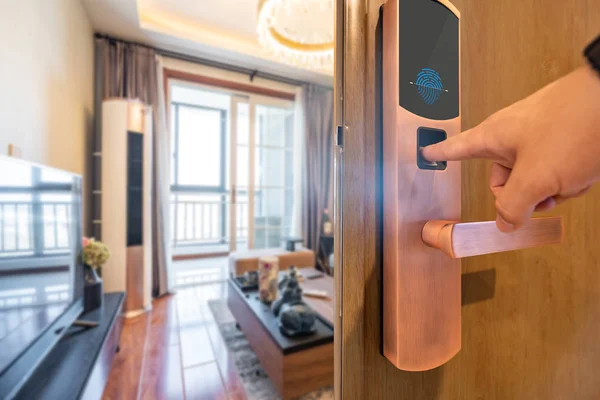 smart home with Door lock