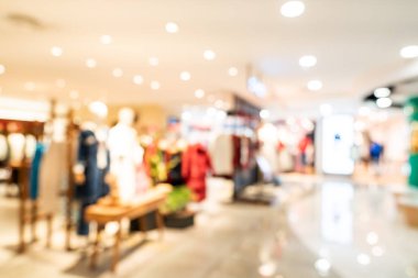 Soyut Blur butik moda ekran pencere mankenleri ile