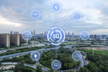 5g ağ kablosuz sistemleri ve modern c ile şeylerin internet