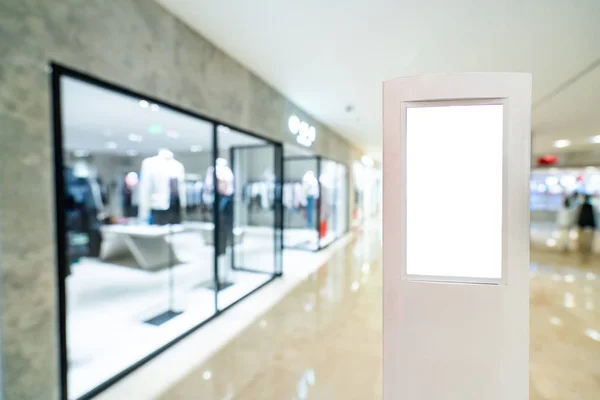 Light box with luxury shopping mall — Stock Photo, Image