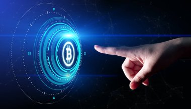 Bitcoin Şifreleme Dijital Bit Parası BTC Para Teknolojisi 