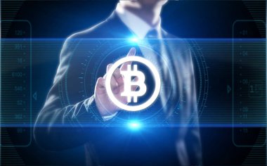 Bitcoin Şifreleme Dijital Bit Parası BTC Para Teknolojisi 